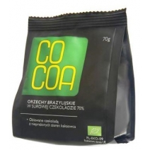 Cocoa orzechy brazylijskie w surowej czekoladzie 70 g BIO