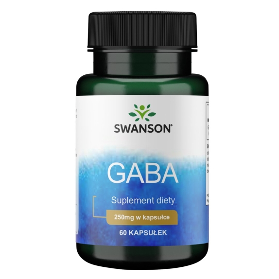 Swanson Gaba 250 mg 60 kapsułek cena €4,05