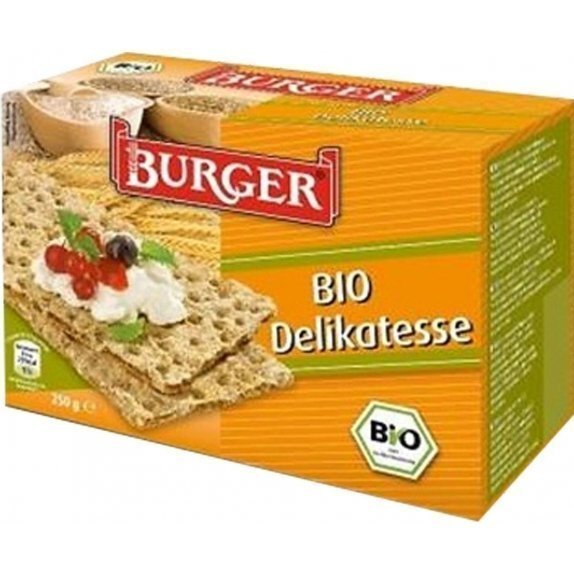 Pieczywo chrupkie żytnie razowe 250 g BIO Burger cena €2,16