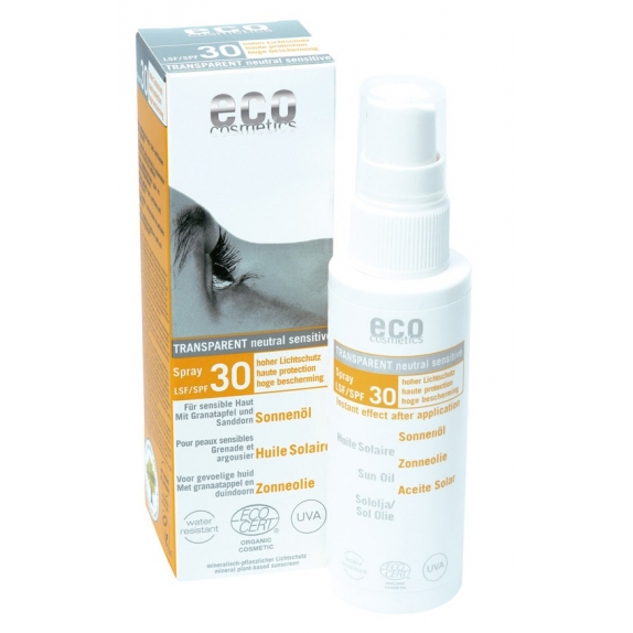 Eco cosmetics olejek na słońce SPF30 50 ml cena €25,14