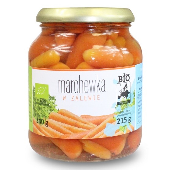 Marchewka w zalewie 340 g BIO Bio Europa cena €1,60