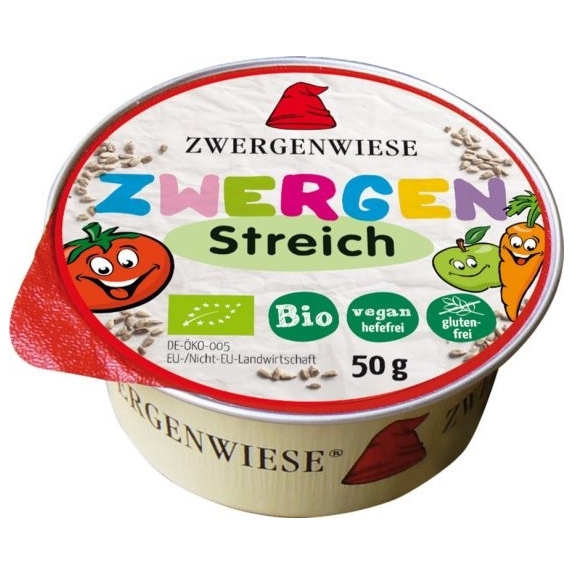 Pasta słonecznikowa bezglutenowa dla dzieci 50 g BIO Zwergenwiese cena €1,11