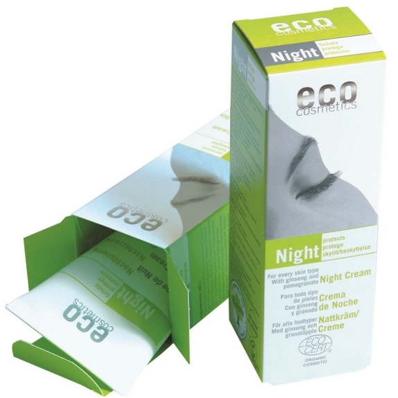 Eco cosmetics krem odżywczy na noc z żeńszeniem i owocem granatu 50 ml ECO cena 11,26$