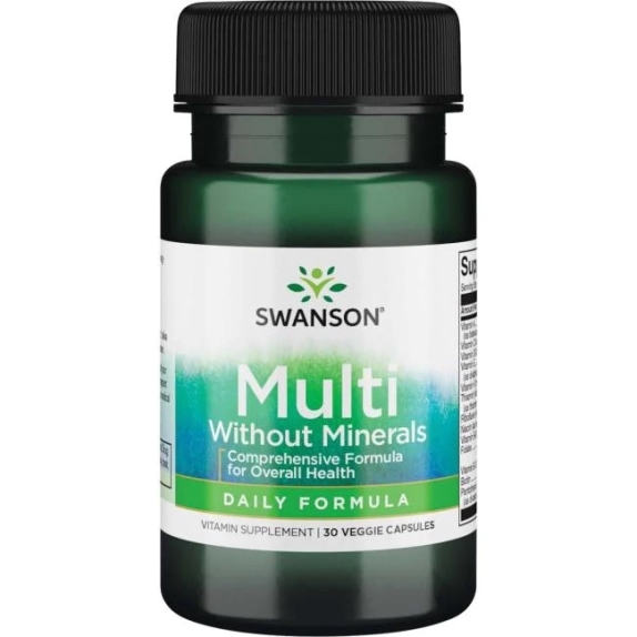 Swanson Daily Multi-Vitamin 30kapsułek data ważności: 30.08.2024 cena 3,64$