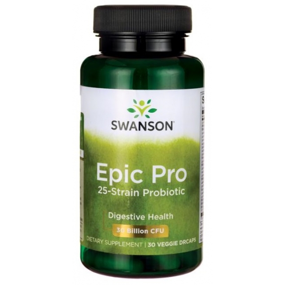 Swanson Epic Pro 25 szczepów 30bilonów CFU 30 kapsułek cena 18,87$