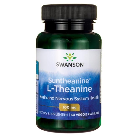 Swanson L-teanina 100 mg 60kapsułek cena €18,77