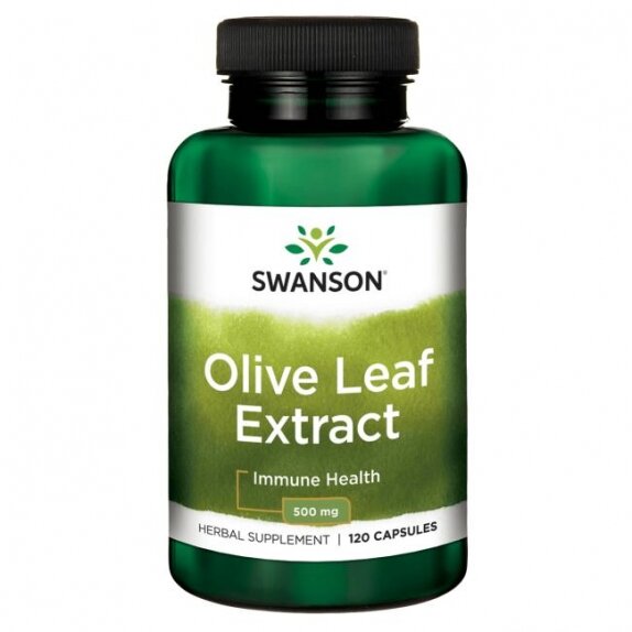 Swanson olive leaf extract 500 mg 120 kapsułek cena €13,57