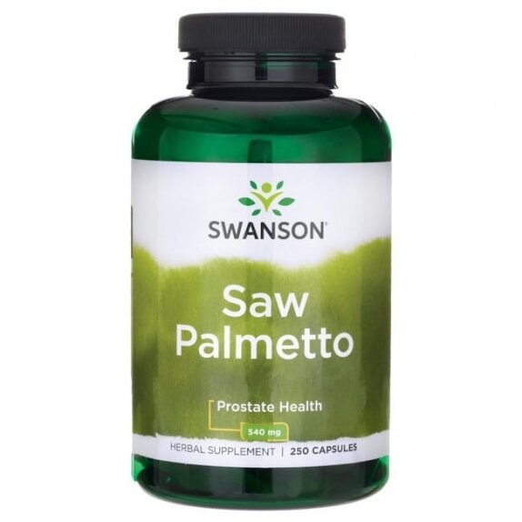 Swanson saw palmetto 540 mg 250 kapsułek PROMOCJA! cena €12,89