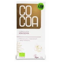 Cocoa czekolada kokosowa 50 g BIO