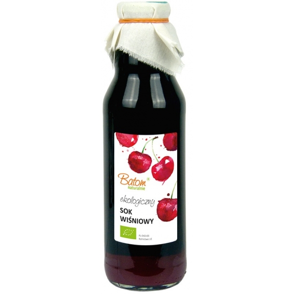 Sok wiśniowy bez dodatku cukru 750 ml BIO Batom  cena 6,17$