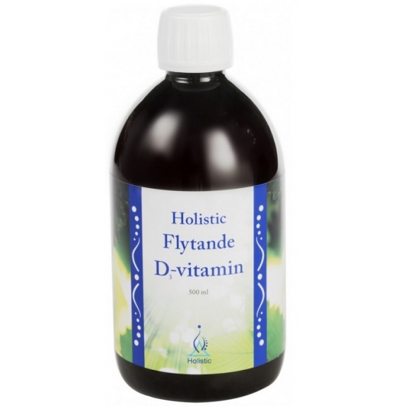 Holistic Flytande D-vitamin Witamina D3 w płynie 500 ml cena 24,38$