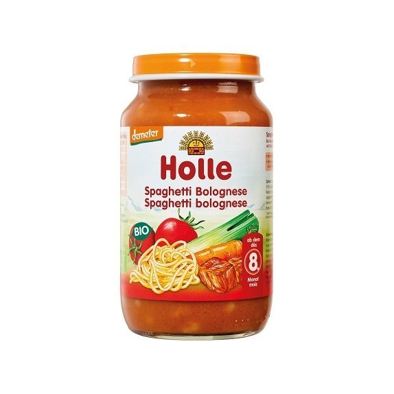 Danie dla niemowląt spaghetti bolognese od 8 miesiąca 220 g Holle cena 6,67zł