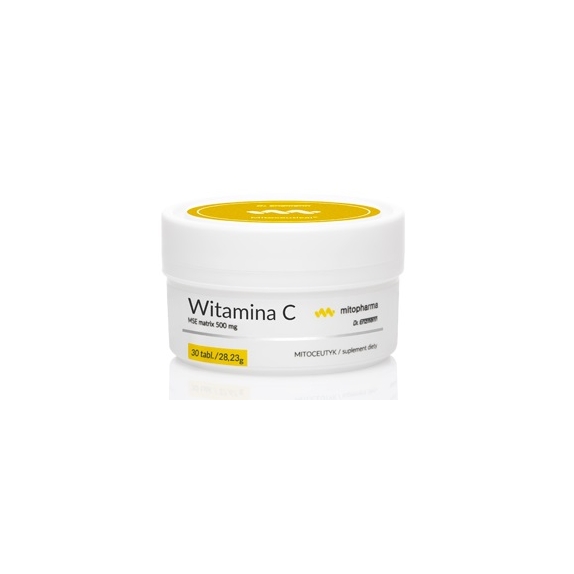 Witamina C MSE matrix 30 tabletek Dr Enzmann cena 9,99$