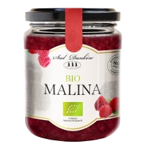 Malina 80 % z cukrem trzcinowym 270 g BIO Sad Danków 