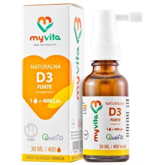 Myvita Witamina D3 4000 Iu W Kroplach 30 Ml