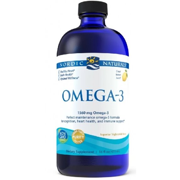 Nordic Naturals Omega-3 1560 mg, cytryna, 473 ml PROMOCJA! cena 188,99zł