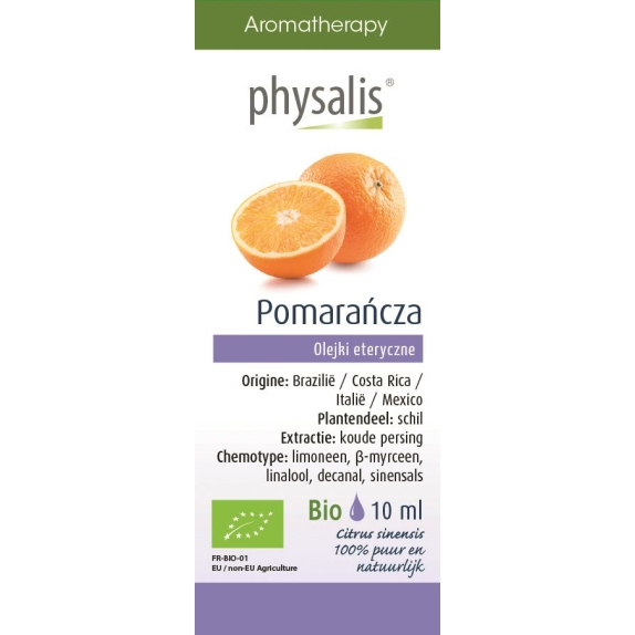 Olejek eteryczny Sinaasappel (Pomarańcza chińska) 10 ml BIO Physalis cena 17,75zł