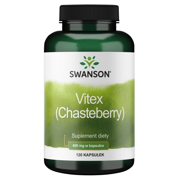 Swanson Vitex (Chasteberry) 400mg 120 kapsułek cena 28,90zł