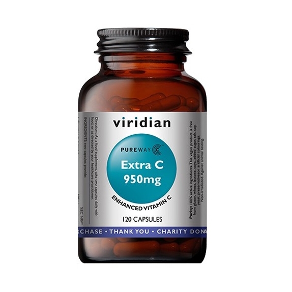 Viridian Extra C 950 mg 120 kapsułek cena 159,99zł