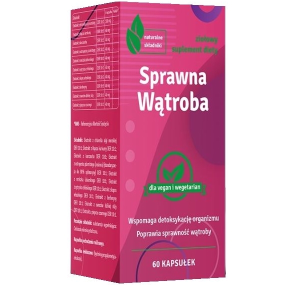 Sprawna Wątroba 60kapsułek ALG Pharma cena 54,89zł