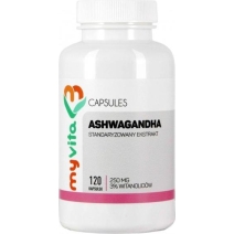 MyVita Ashwagandha 250mg 120kapsułek