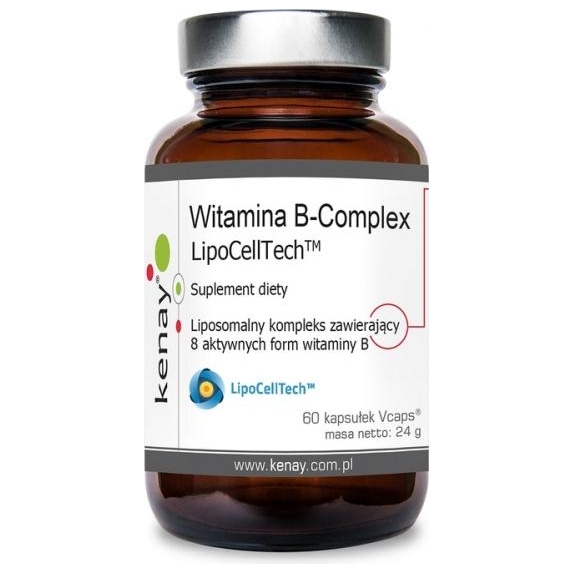 Kenay Witamina B Complex LipoCellTech 60kapsułek cena 84,19zł