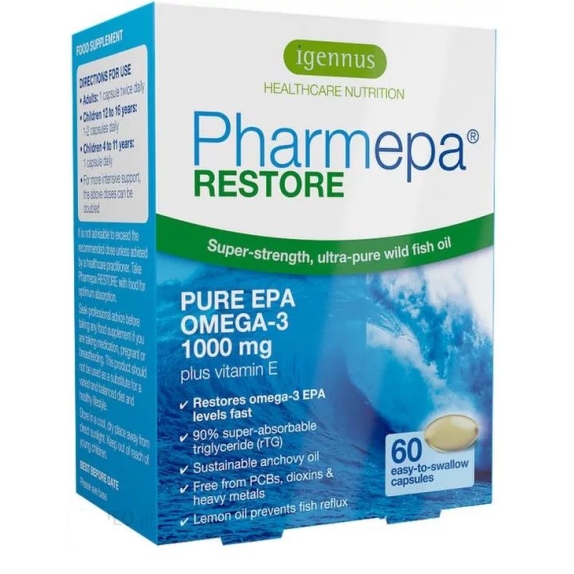 Pharmepa RESTORE 90%  EPA 60kapsułek Igennus cena 129,99zł