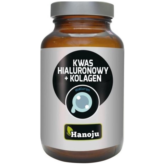 Hanoju Kwas hialuronowy + Kolagen 60 kapsułek PROMOCJA! cena 95,99zł