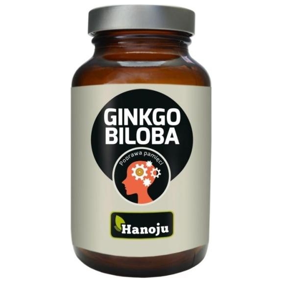 Hanoju Ginkgo Biloba ekstrakt 400 mg 90 kapsułek cena 79,00zł