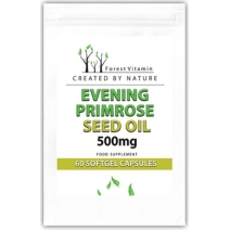 Forest Vitamin Evening Primose Seed Oil Olej z nasion wiesiołka 500 mg 60 kapsułek