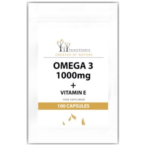 Forest Vitamin Omega-3 1000 mg + E 100 kapsułek  cena 22,90zł