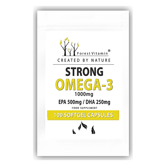 Forest Vitamin Omega-3 Strong 100 kapsułek cena 41,90zł