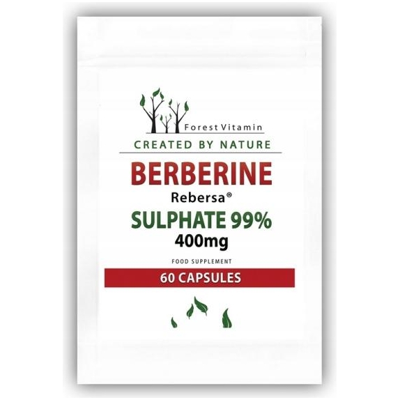 Forest Vitamin Berberyna siarczan berberyny 400 mg 60 kapsułek cena 49,90zł