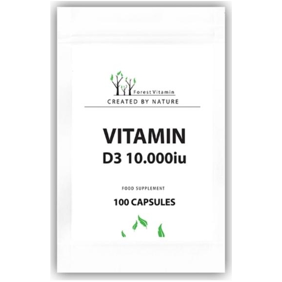 Forest Vitamin Witamina D3 10000IU 100 kapsułek cena 24,90zł