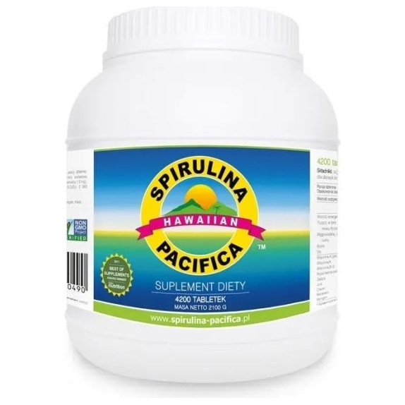 Kenay Spirulina Pacifica® hawajska 500 mg 4200 tabletek  cena 717,90zł