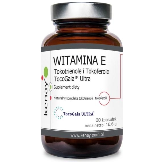 Kenay Witamina E Tokotrienole i Tokoferole TocoGaia™ Ultra 30kapsułek  cena 40,90zł