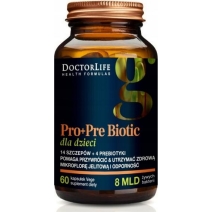 Doctor Life Pro+Pre Biotic dla dzieci 60 kapsułek