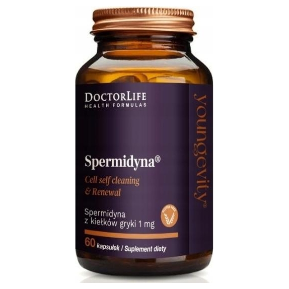 Doctor Life Spermidyna 1 mg 60 kapsułek cena 126,60zł