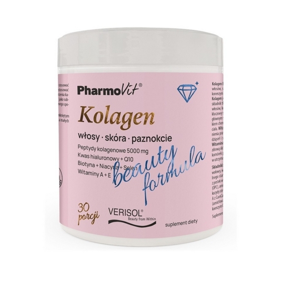 Pharmovit Kolagen Beauty Verisol 5000mg o smaku brzoskwiniowym 174 g cena 67,49zł