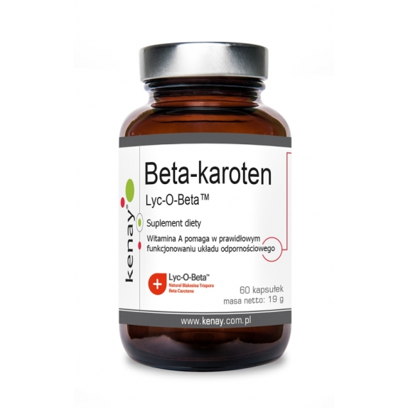 Kenay Beta karoten (Prowitamina A) Lyc-O-Beta 60 kapsułek  cena 28,00zł