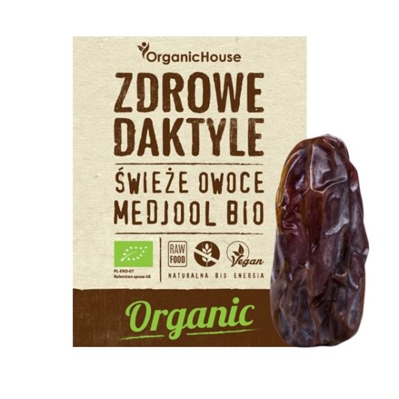 Daktyle Medjool świeże BIO 500 g OrganicHouse cena 56,89zł