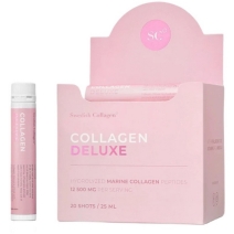 Swedish Collagen Deluxe najmocniejszy kolagen rybi 12500mg płyn 20ampułek