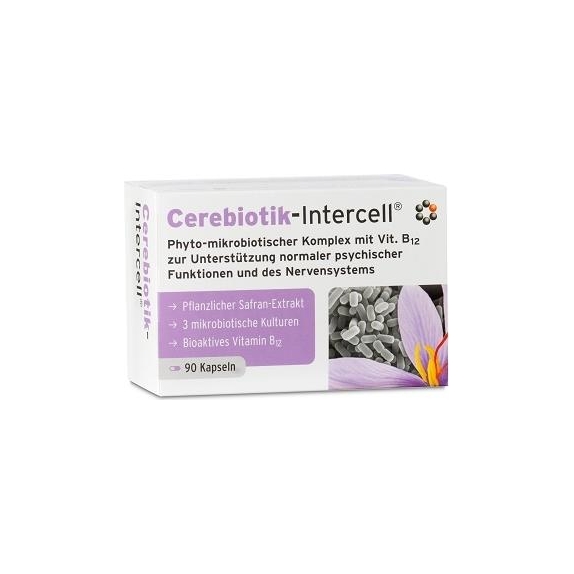 Dr Enzmann Cerebiotik-Intercell szafran B12 90kapsułek Mito-Pharma cena 239,00zł