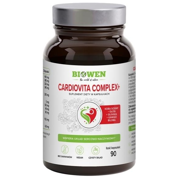 Biowen Cardiovita Complex+ 90kapsułek cena 74,90zł