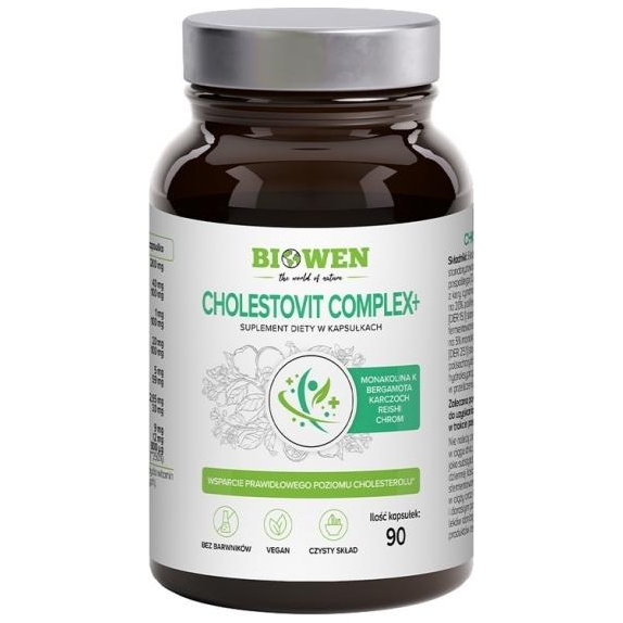 Biowen Cholestovit Complex+ 90kapsułek cena 79,00zł