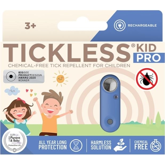 Tickless Kid Pro Blue odstraszacz kleszczy niebieski + ładowanie cena 218,90zł