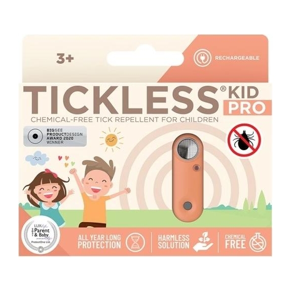 Tickless Kid Pro Peach odstraszacz kleszczy brzoskwiniowy + ładowanie cena 218,90zł