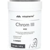 Dr Enzmann Chrom III trójwartościowy MSE 120tabletek Mito-Pharma