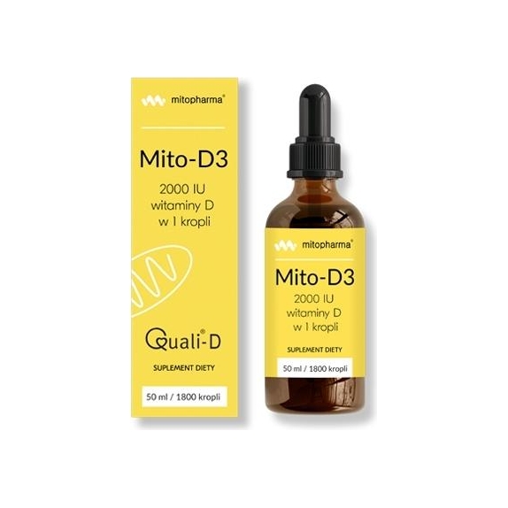 Dr Enzmann Mito-D3 Witamina D3 w kroplach 50ml z zakraplaczem cena 138,90zł