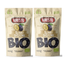 KRESTO Śliwki suszone 2 x 100 g BIO DUOPACK